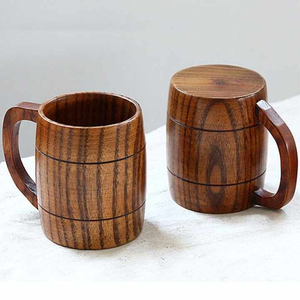 Meilleures ventes Tasse à thé en bois écologique personnalisée avec forme ronde Taille personnalisée de haute qualité-Marco Enterprises à bas prix - Product Image 2