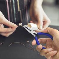 Alicates de Punta Fina Profesionales, Ligeros, Reutilizables, de Acero Inoxidable, 5 Pulgadas, Paquete de 2, Cortadores de Alambre de Punta Larga, Alicates de Joyería con Resorte