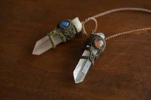 Collier statement en macramé en laiton naturel et onyx noir, tendance bohème unisexe, pour cadeau d'anniversaire, HARI OM CREATIONS - Product Image 6