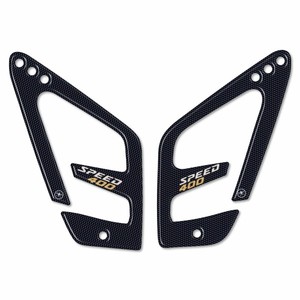 Adesivi Protettivi 3D per Tallone Compatibili con Triumph Speed 400, Protezioni per Poggiapiedi e Serbatoio Moto - Product Image 2