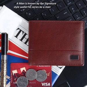 Vente directe d'usine super mince en cuir Pu mini portefeuille de cartes magiques avec logo personnalisé portefeuille pour hommes personnalisé avec service OEM - Product Image 5