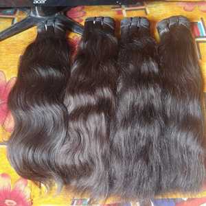 Raw <b>Hair</b> Specifically Designed Pure and Unprocessed Human <b>Hair</b> Weft Extensions From India Vendor - Product Image 6