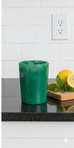 Verre à boire en résine, gobelet en époxy fait à la main pour l'eau, le jus et les cocktails, vaisselle élégante pour la maison, les cafés et les bars - Product Image 5