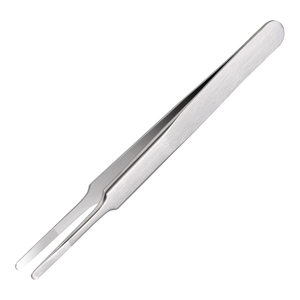 Pinzas de pestañas de plasma de lujo de acero inoxidable, herramienta de precisión de mano para rizar extensiones de pestañas - Product Image 2