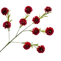 Fleurs artificielles en soie simulée, 10 pièces, imperméables, décoration de Thanksgiving, décoration de mariage