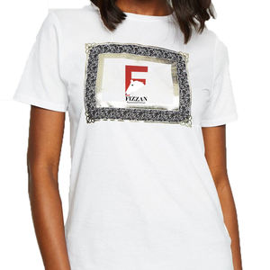 Camiseta marrón de algodón acanalado para mujer de talla grande Casual Spandex textil suave cuello redondo gasa personalizada camiseta lisa al por mayor - Product Image 3