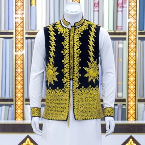 Chaleco Étnico Hecho a Mano para Hombre, Ropa de Trabajo Informal, Sin Mangas, para Bodas de Verano, Festivales, Ropa Tradicional - Product Image 2