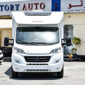 Camping-car d'occasion Fiat Ducato Dethleffs Trend T 6717 gris en fibre de verre et aluminium, Italie - Product Image 1