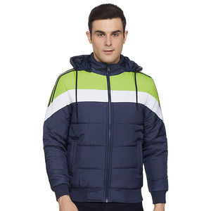 Venta al por mayor chaqueta acolchada logotipo personalizado OEM impreso de alta calidad chaqueta de invierno personalizada para hombres burbuja acolchada chaqueta con bolsillos - Product Image 5