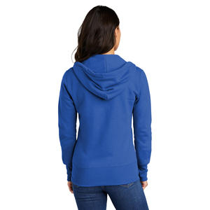 Sudadera con capucha con cremallera completa para mujer con logotipo personalizado OEM Fit Soft Fabric para ropa informal o deportiva y soporte de etiqueta privada - Product Image 5