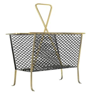 ชั้นวางนิตยสารทำจากโลหะทรงสามเหลี่ยมที่ทันสมัยและระบายอากาศได้สำหรับจัดระเบียบเอกสารวารสาร - Product Image 6