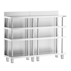Commercial Bar <b>Work</b> -<b>Table</b> - Stainless Steel - 1400x600mm - Product Image 3