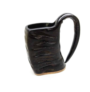 Water Buffalo Horn Drinking Mug for Coffee Beer Wine Drinking Party Occasions Direct From India - Product Image 1