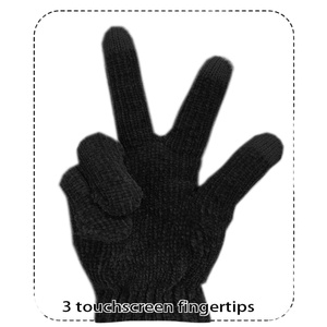 Hot Sell Winter Children's 3 Piece Set Beanie Gloves Hat <b>Scarf</b> Acrylic Knitted Outdoor Warm Beanie Long <b>Scarf</b> Touchsreen Glove - Product Image 5