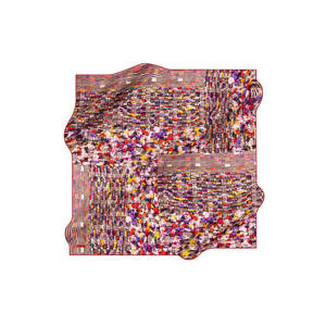 Pañuelo Cuadrado de Seda Crepé Satinado 90x90cm - Diseño con Estampado Digital, Poliéster, para Todas las Temporadas - Product Image 1