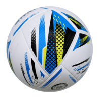Ballon de football professionnel pliable de haute qualité avec logo personnalisé, fabriqué en cuir PU pour l'entraînement et les loisirs des adultes