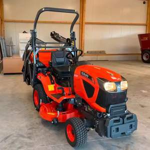 Mini tracteur agricole 4x4 avec livraison rapide, puissance de 1800 W, bac à herbe pour petits jardins en stock, tondeuse à gazon à vendre - Product Image 2