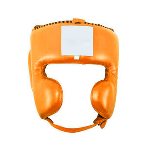 หมวกกันน็อกมวยหนังวัวแท้สำหรับมวยไทย, หมวกกันน็อกมวยเทควันโด - Product Image 1