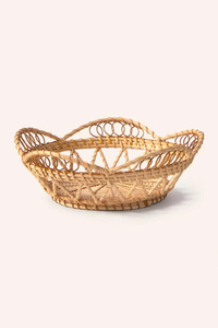 Un estilo impresionante para tu hogar, un adorno festoneado y un diseño de lazo, una maravillosa decoración para el hogar, un cuenco Vieira de ratán - Product Image 3