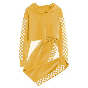 Wholesale Custom Printed Solid Maternity Kids Tracksuit Set Cotton Hooded Boys Girls Sportswear 2 Piece Children <b>Jogging</b> <b>Suits</b> - Product Image 1