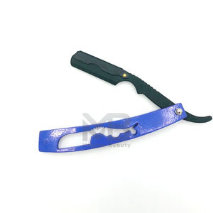 Rasoir professionnel en acier inoxydable avec lames à bord unique couleur personnalisable et poignée en bambou pour le rasage humide des hommes - Product Image 3