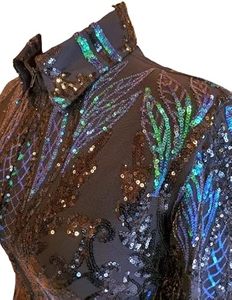 Veste Western Showmanship pour femmes Blouse d'équitation classique parfaite pour les compétitions équestres, les spectacles hippiques et les arènes de rodéo. - Product Image 6