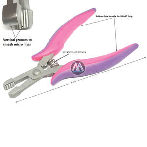 Ensemble professionnel de pinces pour la fabrication de bijoux, 10 pièces, pour l'enroulement de fil, le perlage, le sertissage et la réparation, kit d'outils à main - Product Image 2