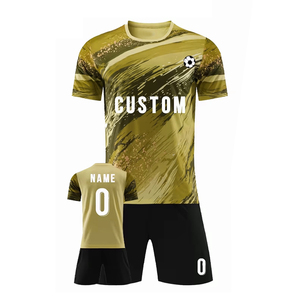 Ropa deportiva de poliéster 100%, camiseta de fútbol de Francia, la última camiseta de fútbol estampada para entrenamiento, conjunto de uniforme impreso con logotipo personalizado - Product Image 1