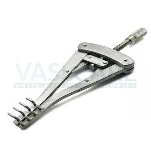 Retractor de Espejo Oftalmológico Alm Autoestático de 3 Dientes, Instrumentos Quirúrgicos Manuales de Acero Inoxidable Alemán, CE - Product Image 4