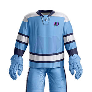Uniformes de Hockey sobre Hielo 2025 Altamente Personalizables, Disponibles para Pedidos al por Mayor, Diferentes Colores, 100% Poliéster Transpirable que Absorbe la Humedad - Product Image 5
