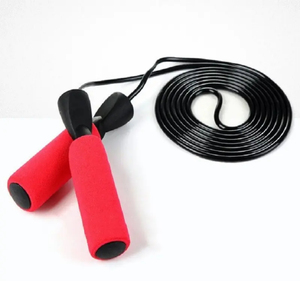 Cuerda de saltar con estampado de logotipo personalizado de cuello largo inalámbrico de alta calidad con mango de plástico longitud ajustable para gimnasio y uso doméstico - Product Image 5