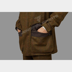 Reflection Men Winter Long Hunting Jacket Shell <b>Fabric</b> <b>100</b>% Graphic <b>Wool</b> Power Dry Thick Zipper&Buttons Front Pockets Polyester - Product Image 4