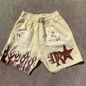 Summer <b>Shorts</b> Active Wear Blank <b>Quick</b> <b>Dry</b> Jogging Vintage Distressed Acid Washed <b>Shorts</b> for <b>men</b> Baggy <b>Men's</b> <b>Shorts</b> - Product Image 2