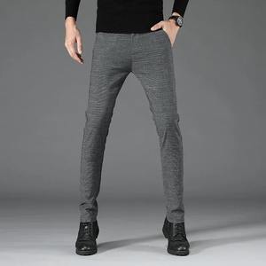 กางเกงยีนส์ผู้ชายผ้าฝ้ายออร์แกนิกระบายอากาศ100% กางเกงลำลองทรงสลิมฟิต2025ใหม่ - Product Image 4