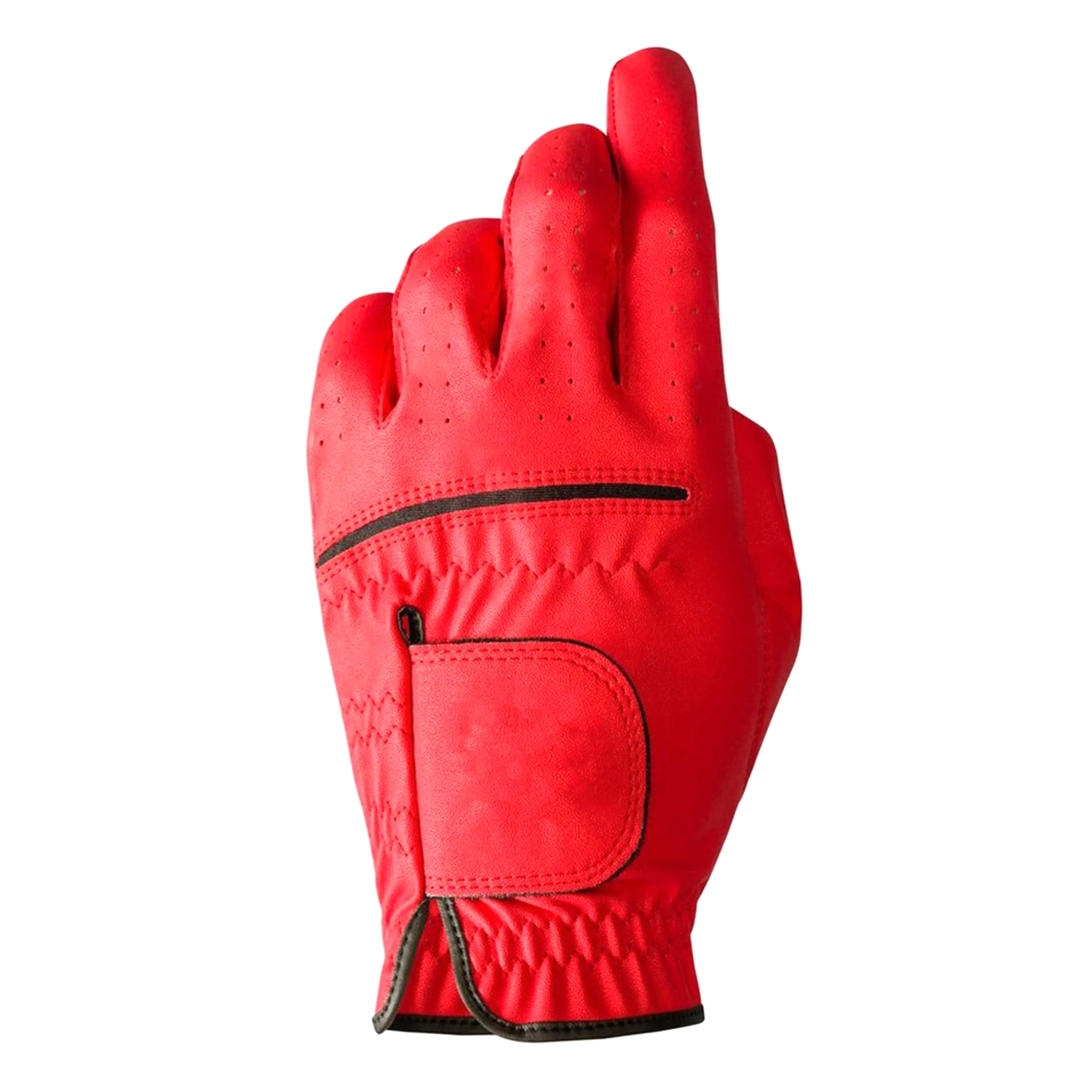 Wholesale Non Slip Golf Gloves Cabretta Leather Custom Logo Embroidery Golf Gloves Breathable OEM Men Women