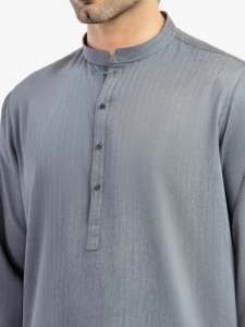 Salwar Kameez pakistanais pour hommes, de haute qualité, tenue traditionnelle musulmane pour le bureau et les occasions formelles, marque personnalisée, coupe classique - Product Image 3