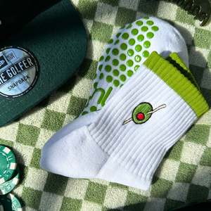 ODM Custom Pilates <b>Grip</b> <b>Socks</b> Embroidery Letter Design Anti-Slip Cotton Crew Yoga Daily Use Vietnam Manufacturer - Product Image 2