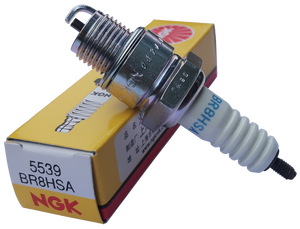 หัวเทียน NGK แท้ อิริเดียม สำหรับระบบเครื่องยนต์รถยนต์ รุ่น 5539 BR8HSA ใช้ร่วมกับรุ่น 0242255515, DENSO W24FR-L - Product Image 2