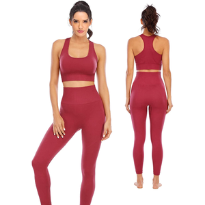 <b>Women</b> Athleisure XS-6XL Gym Fitness Set Plus Size Legging Bra Set Manufacture By ATLANTIC - Product Image 1