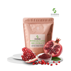 Poudre d'extrait sec de grenade de qualité supérieure, fabriquée pour les applications de l'industrie alimentaire, des boissons, des cosmétiques et de la nutrition à l'échelle mondiale - Product Image 1