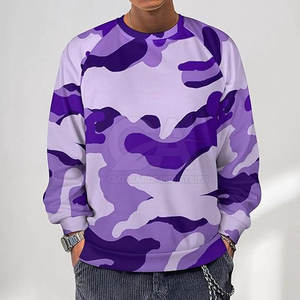 Sweat-shirt thermique respirant de qualité supérieure pour hommes, conception de logo personnalisé, sweats de camouflage d'hiver à bas prix - Product Image 2