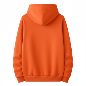 Mens Oversized Hooded Sweatshirt Winter Solid Color Casual Printed Hoodie OEM Wholesale - Product Image 3
