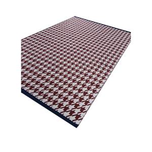 Alhambra Classic Wool <b>Rugs</b> in Red & Orange Handmade Flat Weave for Home Jute Hallway Rectangle <b>Rug</b> for Bedroom Model ADWP-13049 - Product Image 2