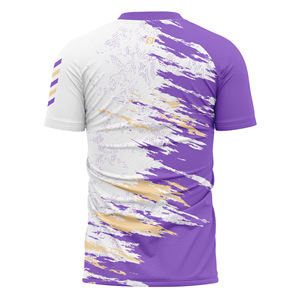 Ropa de entrenamiento activo para hombre, ropa deportiva de poliéster de secado rápido, logotipo personalizado, gimnasio, entrenamiento, correr, Fitness, camisetas, Color personalizado 20 - Product Image 4