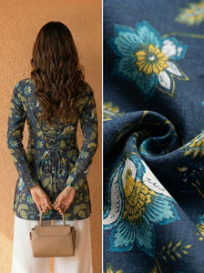 Kurta Corta de Algodón, Estilo Étnico Indio, Ropa Étnica Regular, Kurta Corta de Algodón con Mangas Largas - Product Image 4