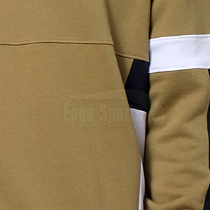 เสื้อสเวตเตอร์ลำลองสำหรับผู้ชายผ้าฟลีซผ้าฝ้ายสี100% ระบายอากาศได้ดีแห้งเร็ว - Product Image 6