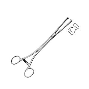 Tenáculos Museux Rectos con 2x2 Dientes, Instrumentos de Ginecología Uterina, 24 cm/9 1/2\", Acero y Acero Inoxidable # 2-8 mm - Product Image 2