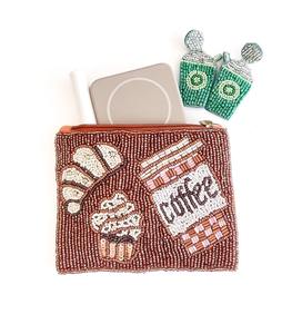 Petite pochette de mode à bandoulière pour téléphones mobiles, porte-monnaie à perles, portefeuille avec poche d'épaule, sacs à main et pochette - Product Image 2