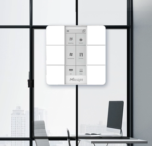 WS136 Panneau de scène intelligent Contrôleur LoRaWAN d'intérieur Immeuble de bureaux intelligent Centre commercial Changement rapide en appuyant sur le bouton - Product Image 6