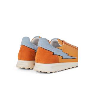Zapatos Deportivos Moyo 1 Ndebele CW para Hombre, Transpirables, de Gamuza, con Cordones, Estilo Baloncesto, Color Naranja Ndebele, Entresuela de EVA, Suela de Goma - Product Image 4